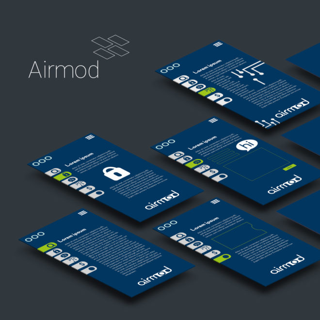 airmod mockup application mobile