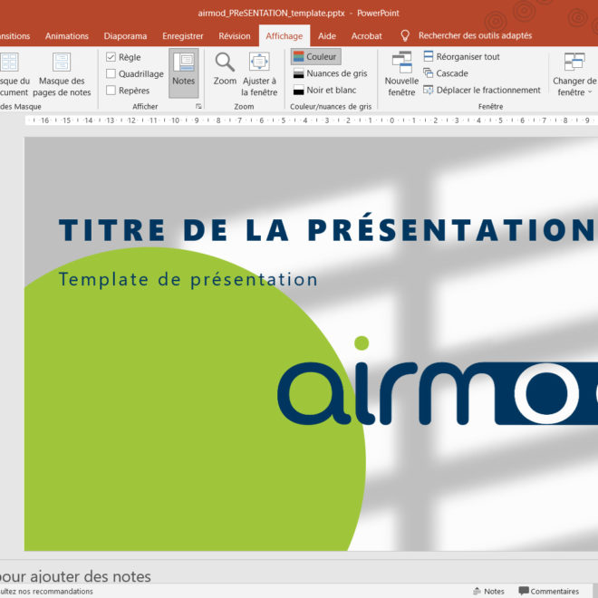 airmod template powerpoint