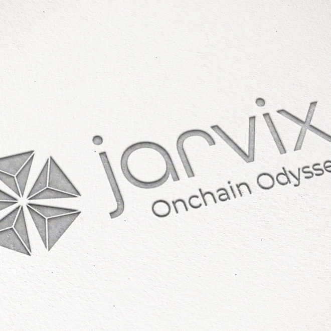 Jarvix : logo mockup emboss sur papier